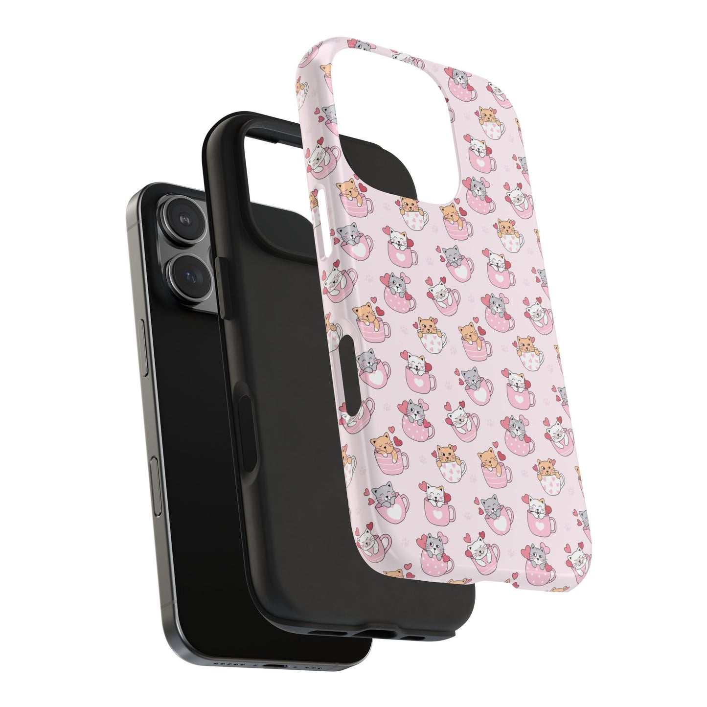 Purrfectly Pink Cat Phone Case