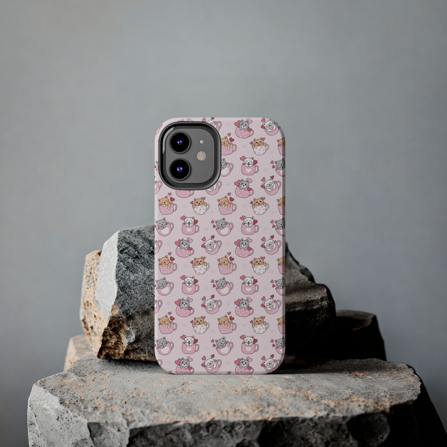 Purrfectly Pink Cat Phone Case
