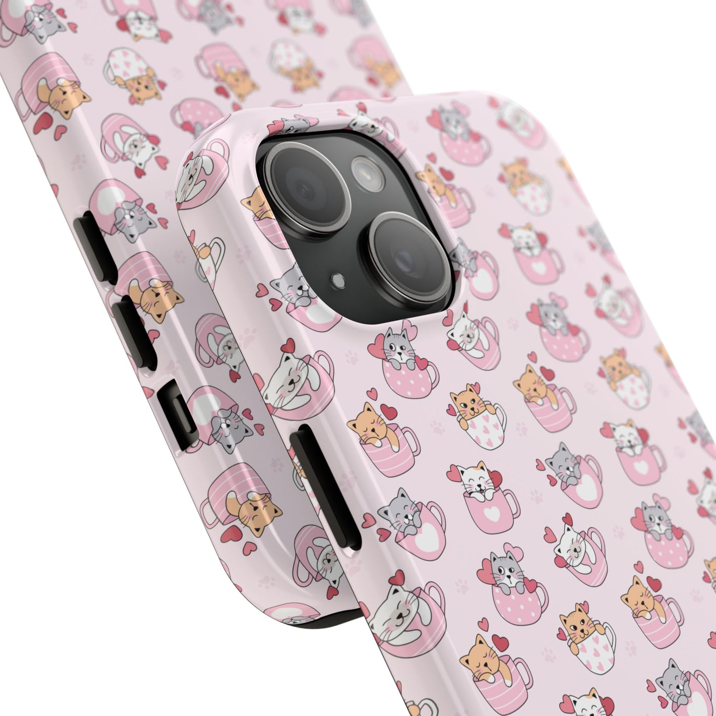 Purrfectly Pink Cat Phone Case