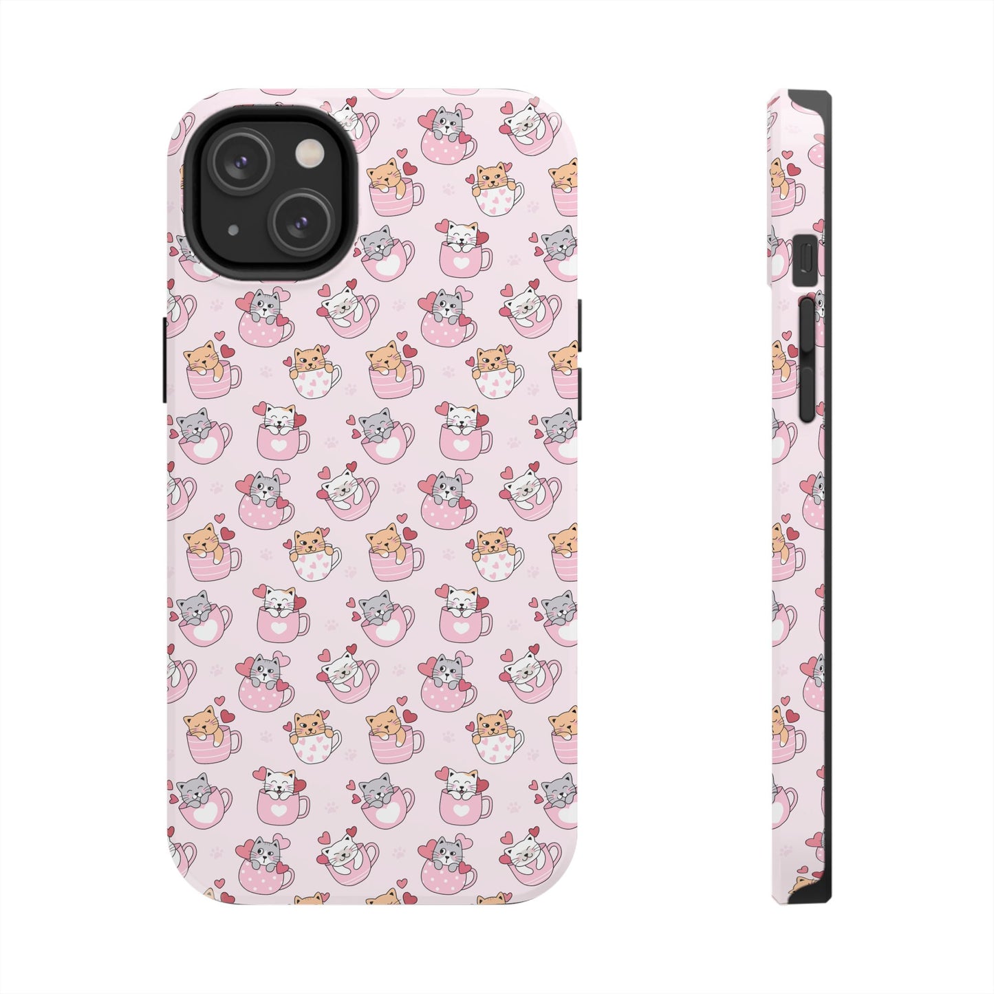 Purrfectly Pink Cat Phone Case