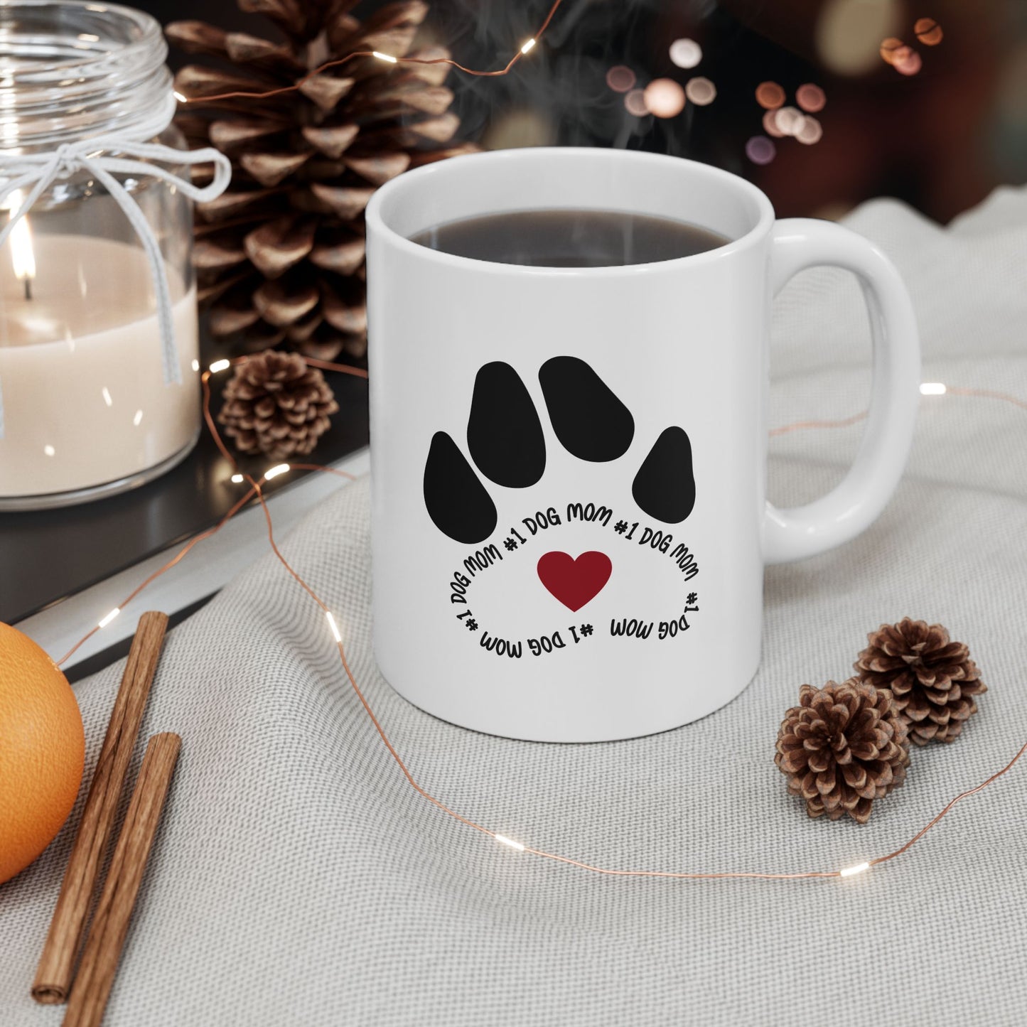 Number One Dog Mom Mug