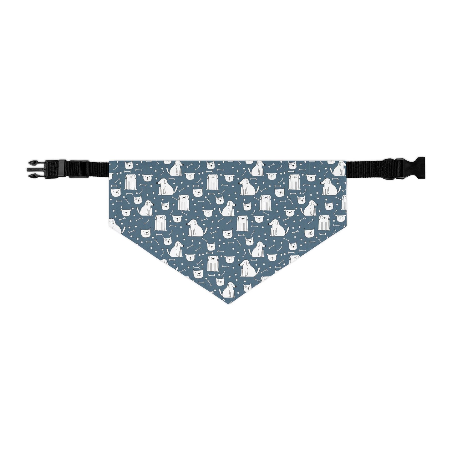Pawesome Blue Dog Bandana Collar