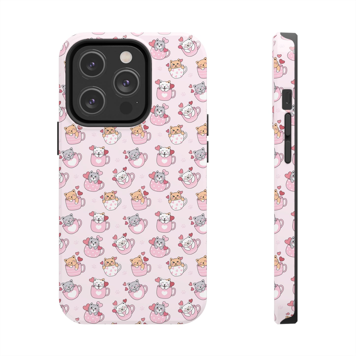 Purrfectly Pink Cat Phone Case