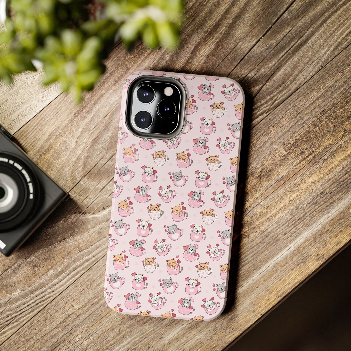 Purrfectly Pink Cat Phone Case