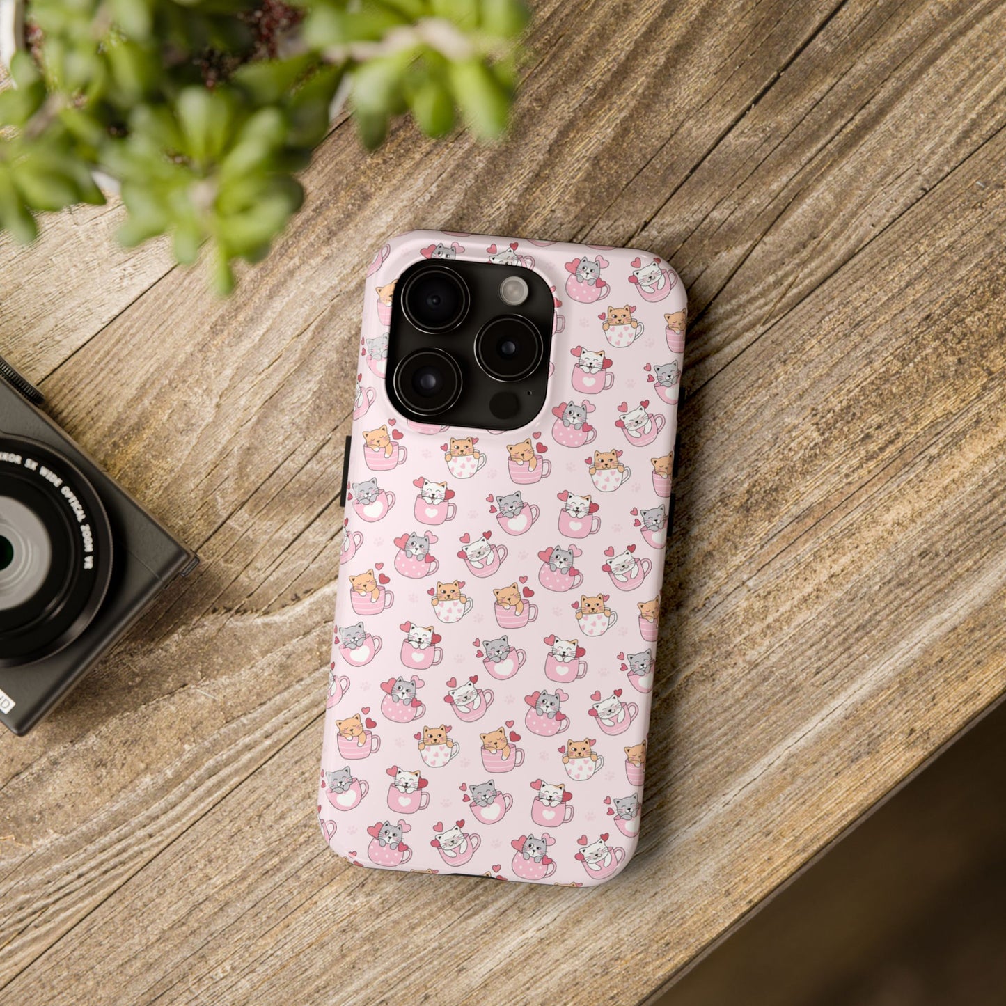 Purrfectly Pink Cat Phone Case