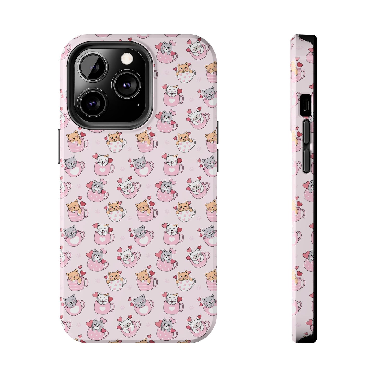 Purrfectly Pink Cat Phone Case