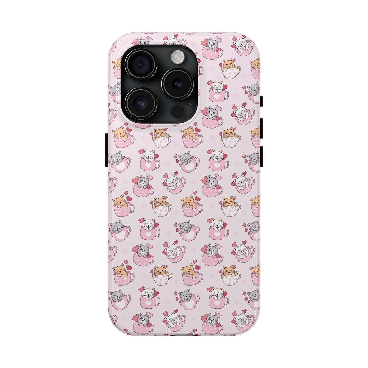 Purrfectly Pink Cat Phone Case