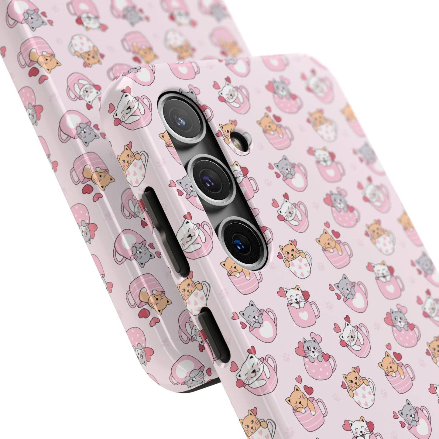Purrfectly Pink Cat Phone Case