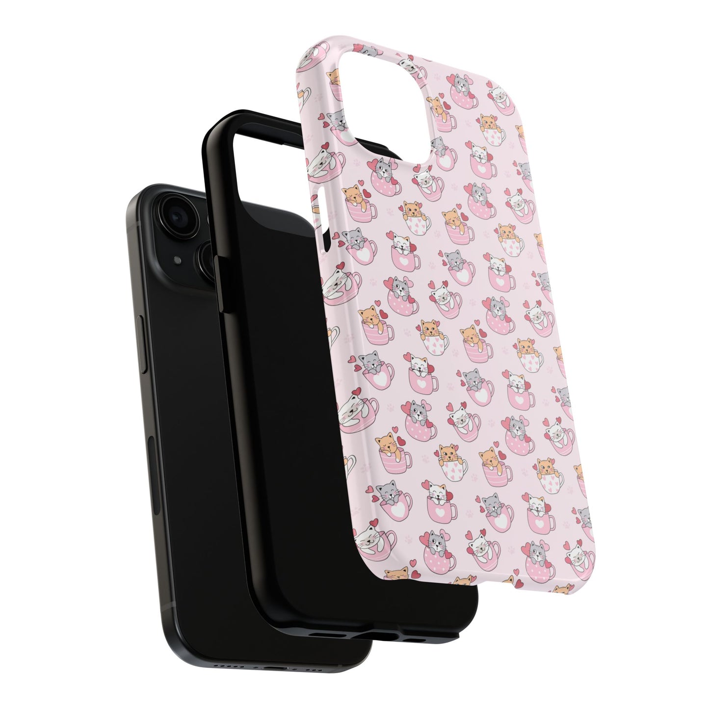 Purrfectly Pink Cat Phone Case