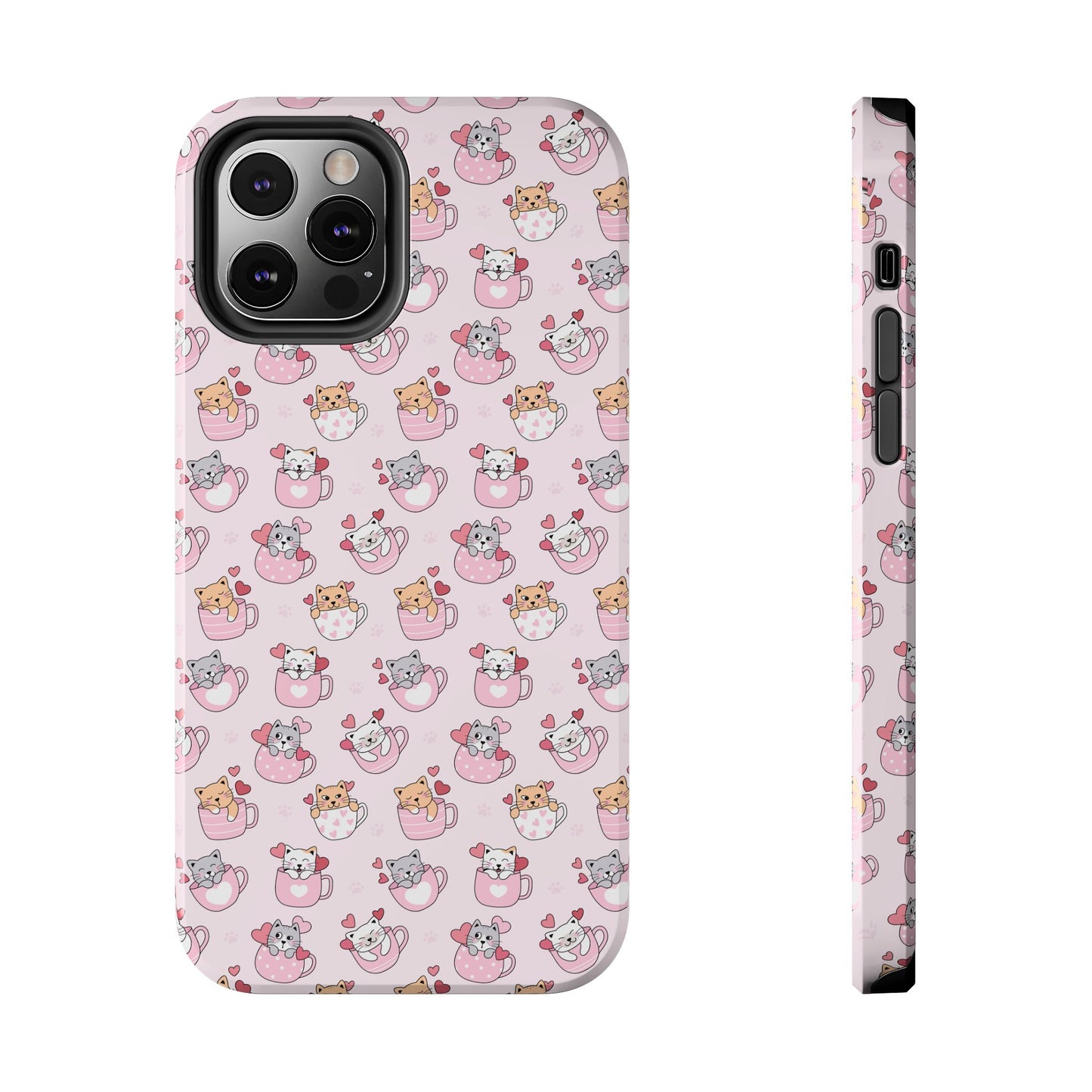 Purrfectly Pink Cat Phone Case