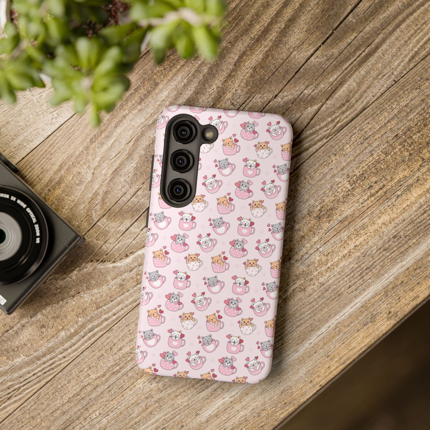 Purrfectly Pink Cat Phone Case