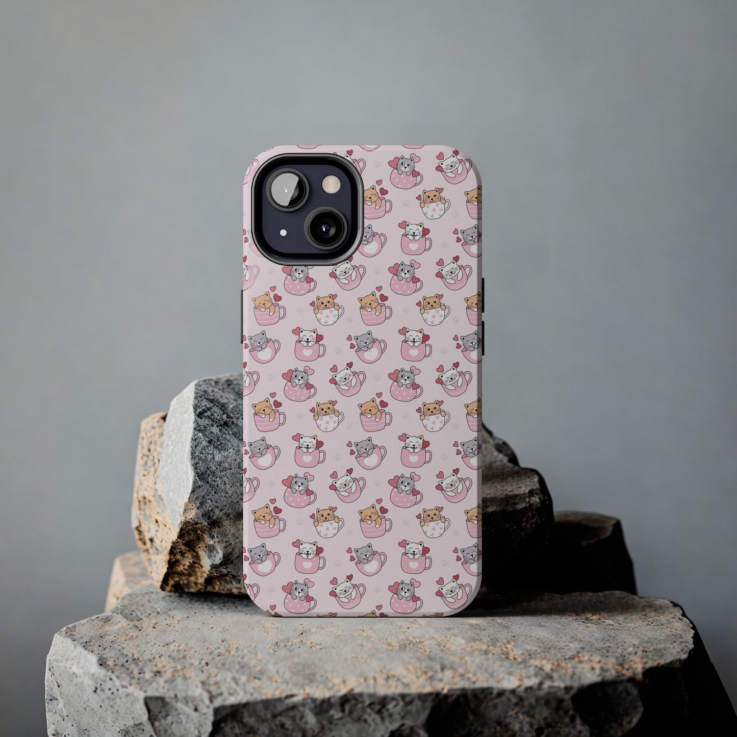 Purrfectly Pink Cat Phone Case