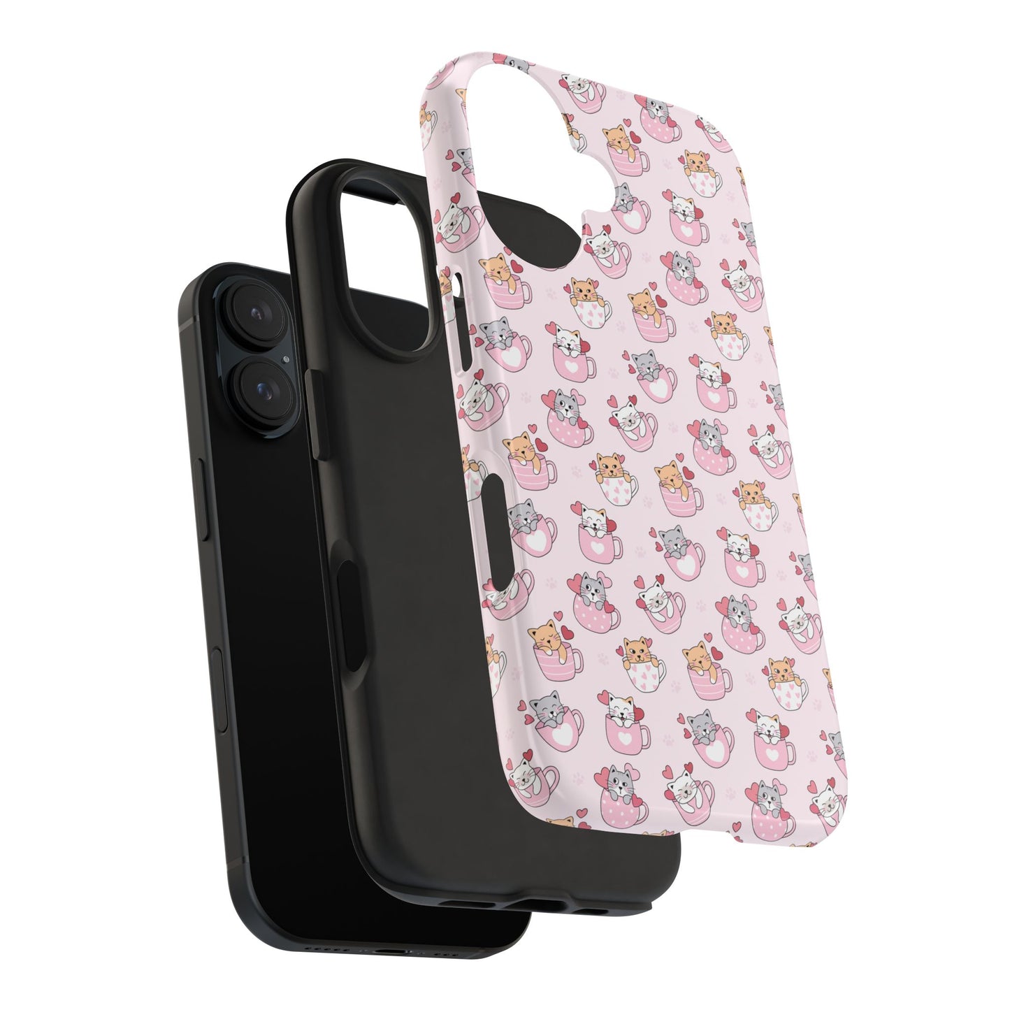 Purrfectly Pink Cat Phone Case