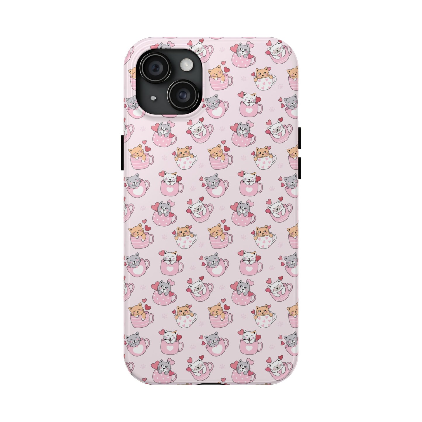 Purrfectly Pink Cat Phone Case