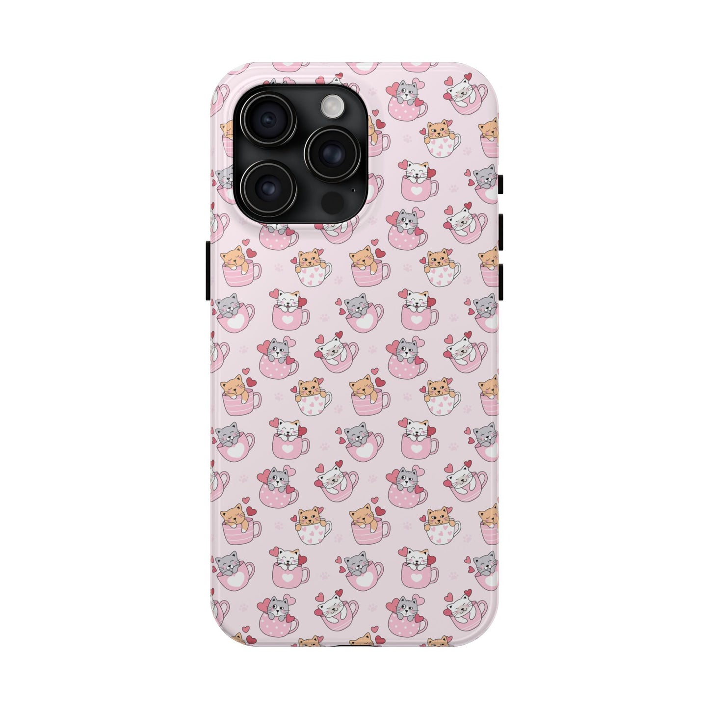 Purrfectly Pink Cat Phone Case