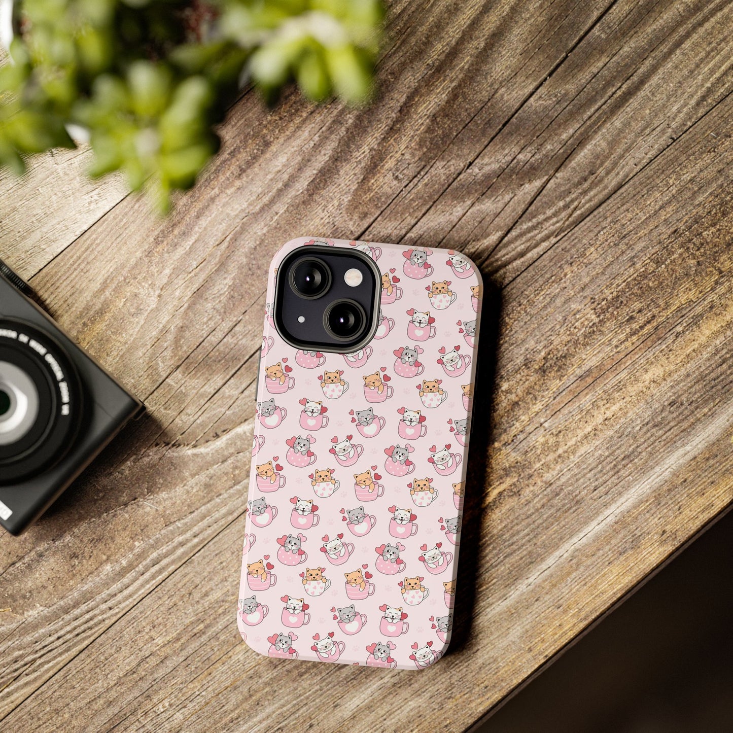 Purrfectly Pink Cat Phone Case