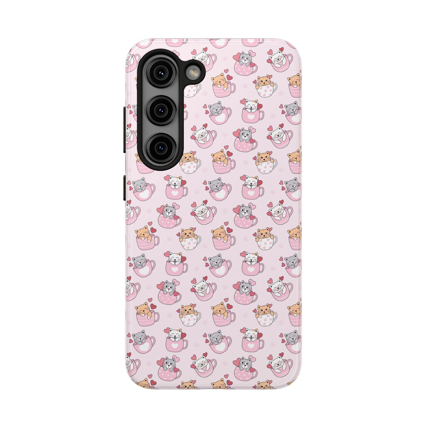 Purrfectly Pink Cat Phone Case