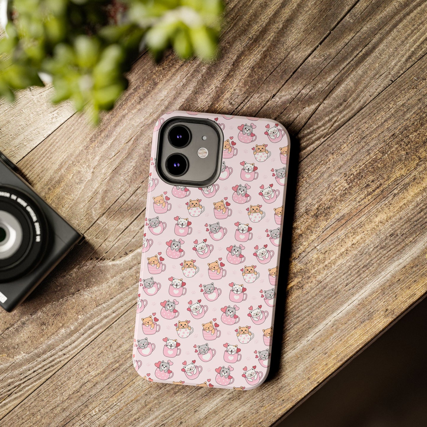 Purrfectly Pink Cat Phone Case