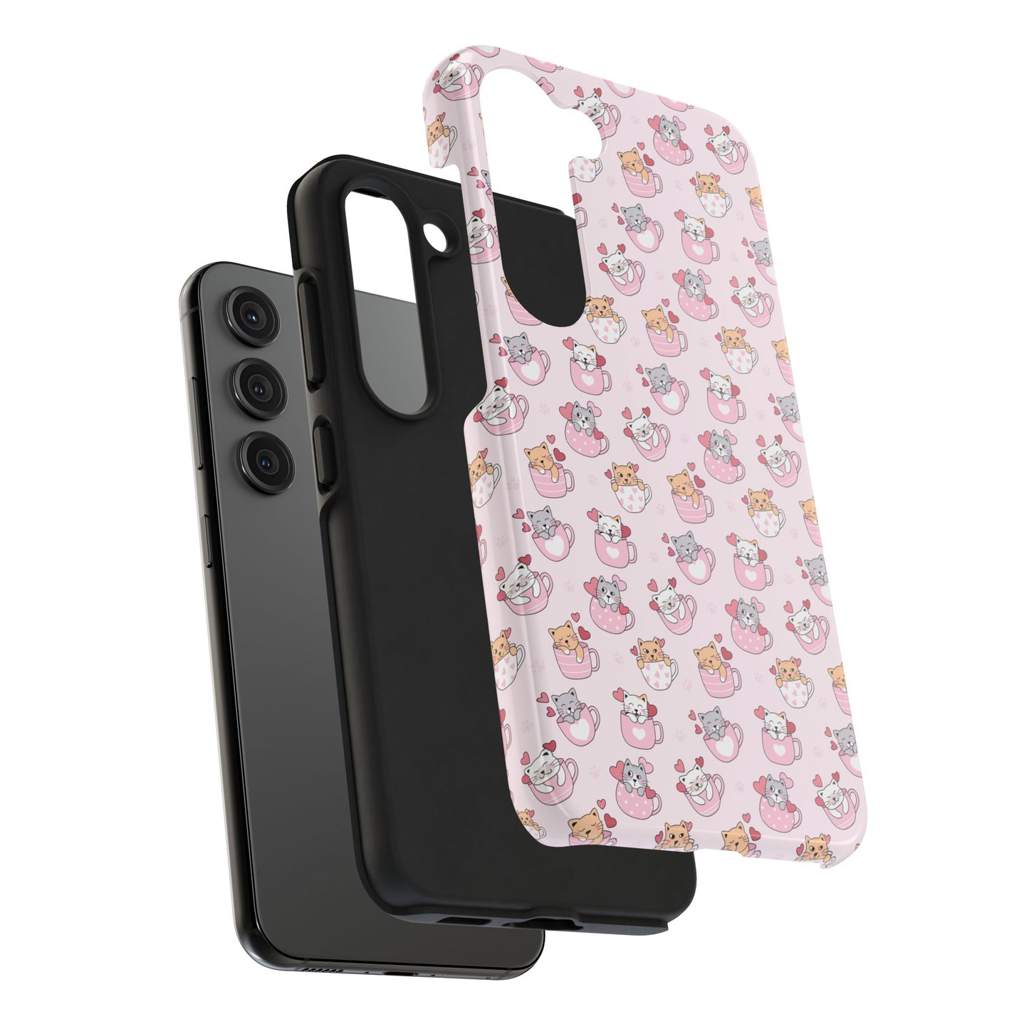Purrfectly Pink Cat Phone Case