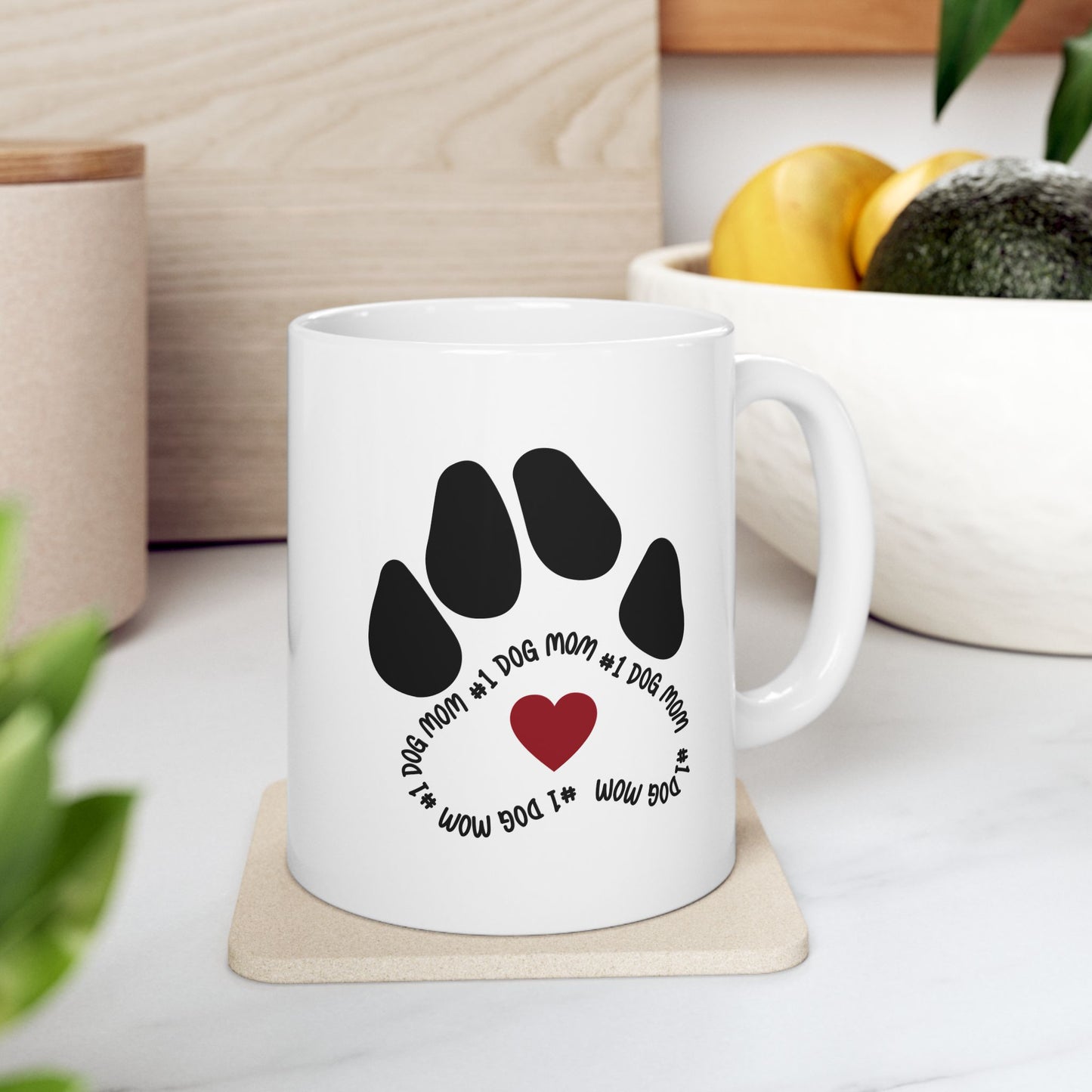 Number One Dog Mom Mug