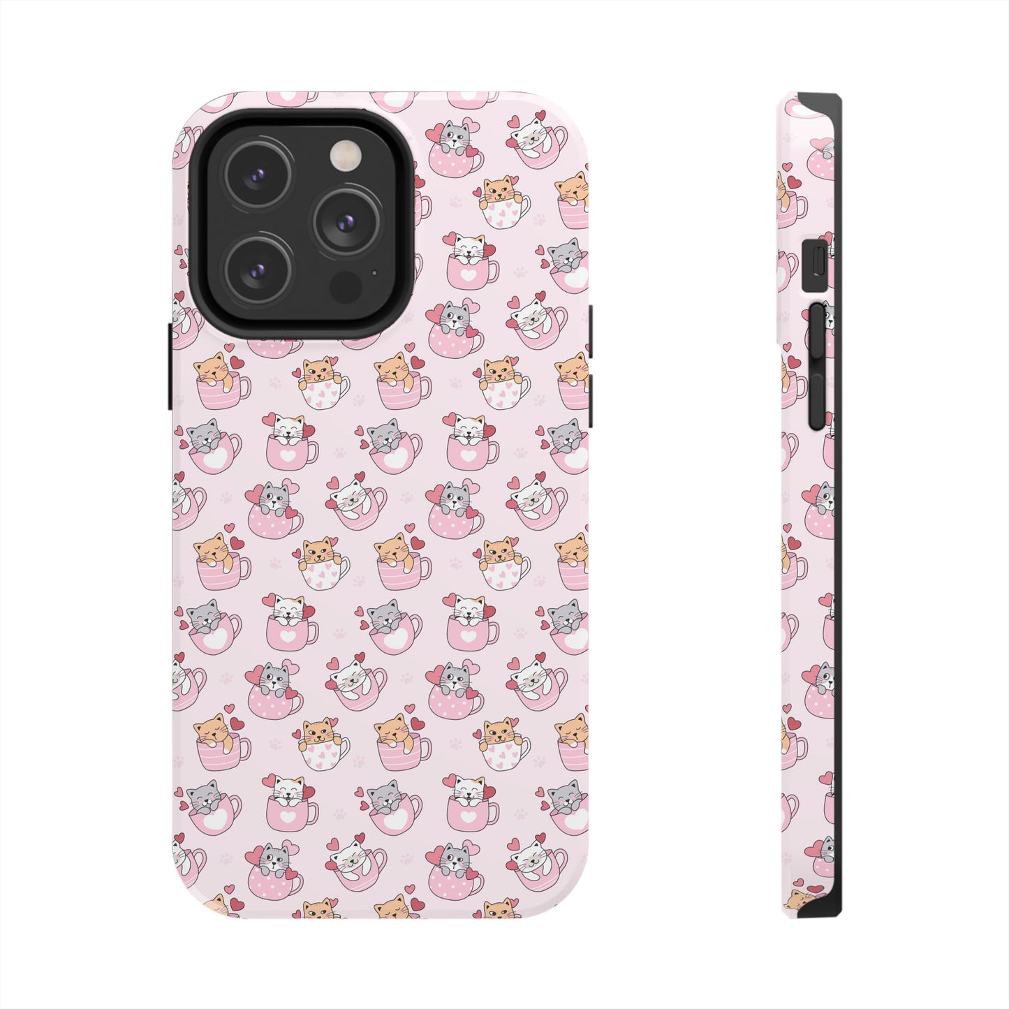 Purrfectly Pink Cat Phone Case