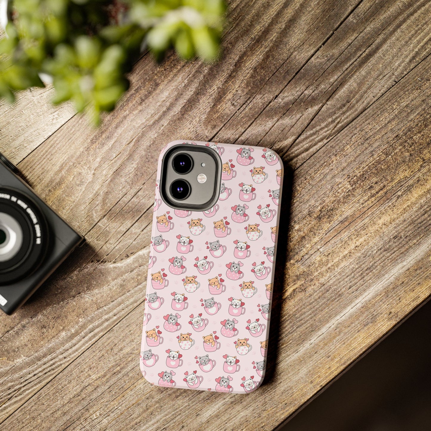 Purrfectly Pink Cat Phone Case