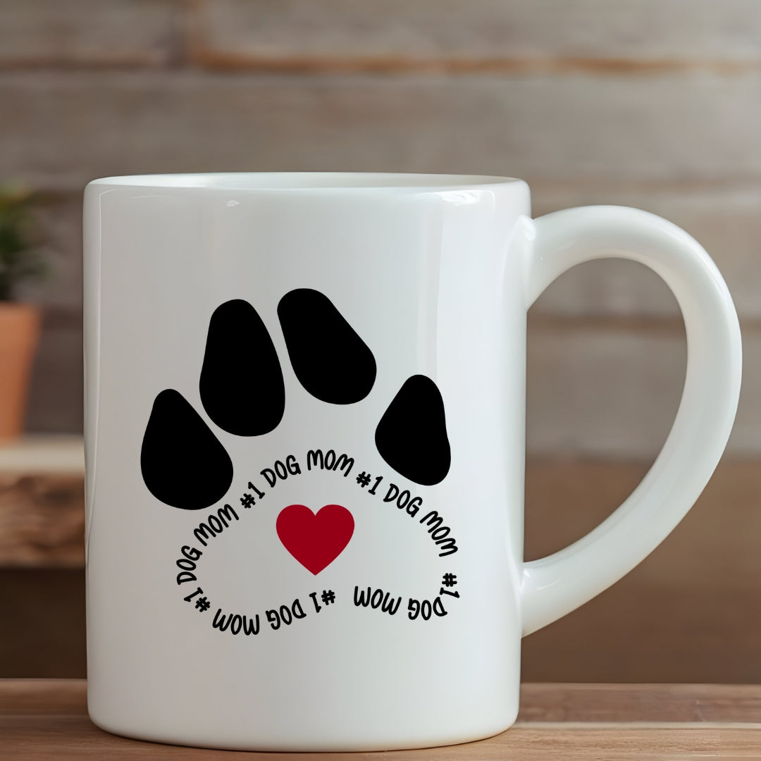 Number One Dog Mom Mug