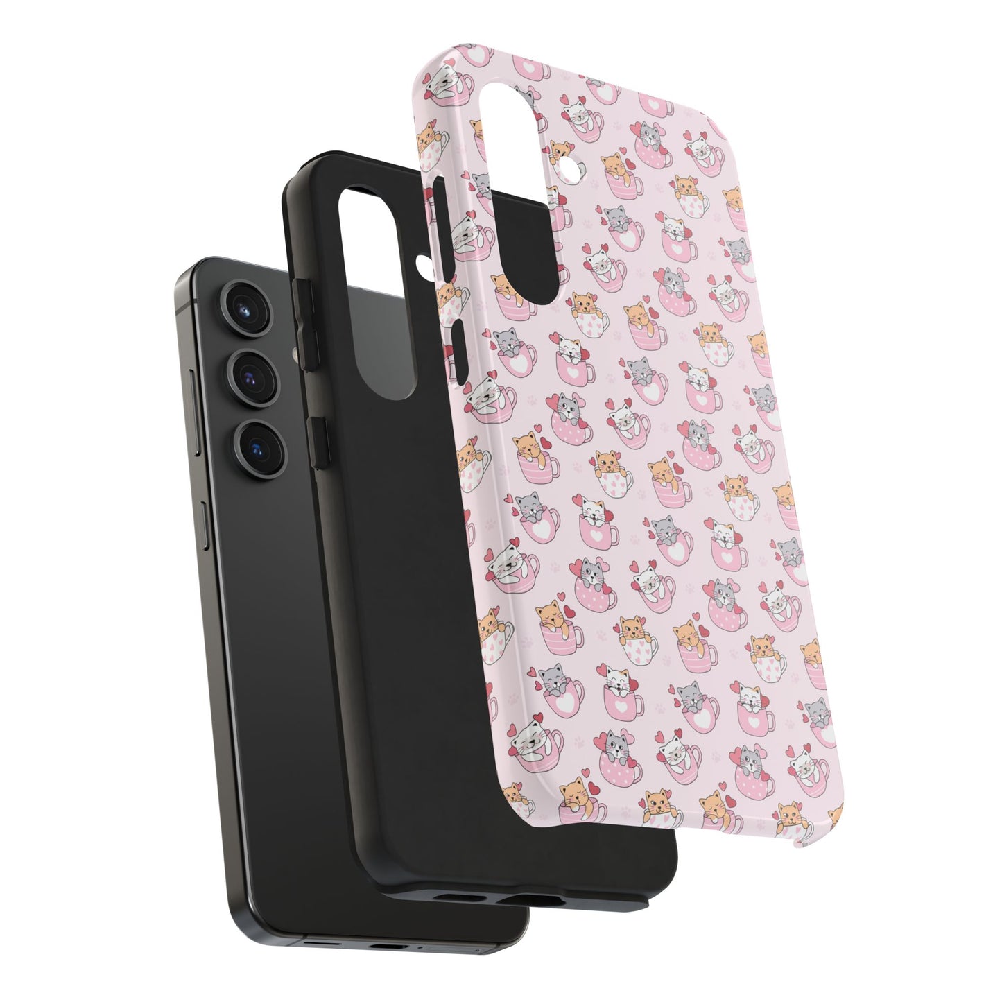 Purrfectly Pink Cat Phone Case