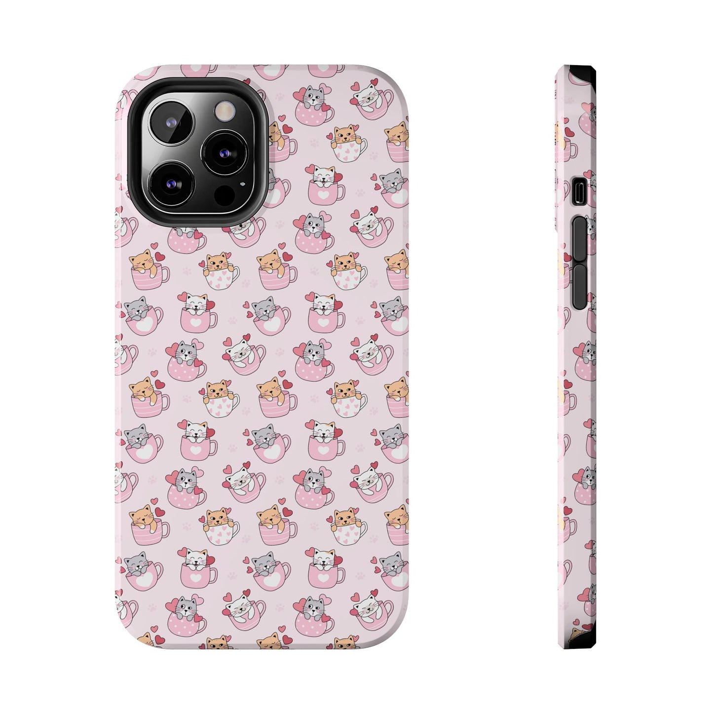Purrfectly Pink Cat Phone Case