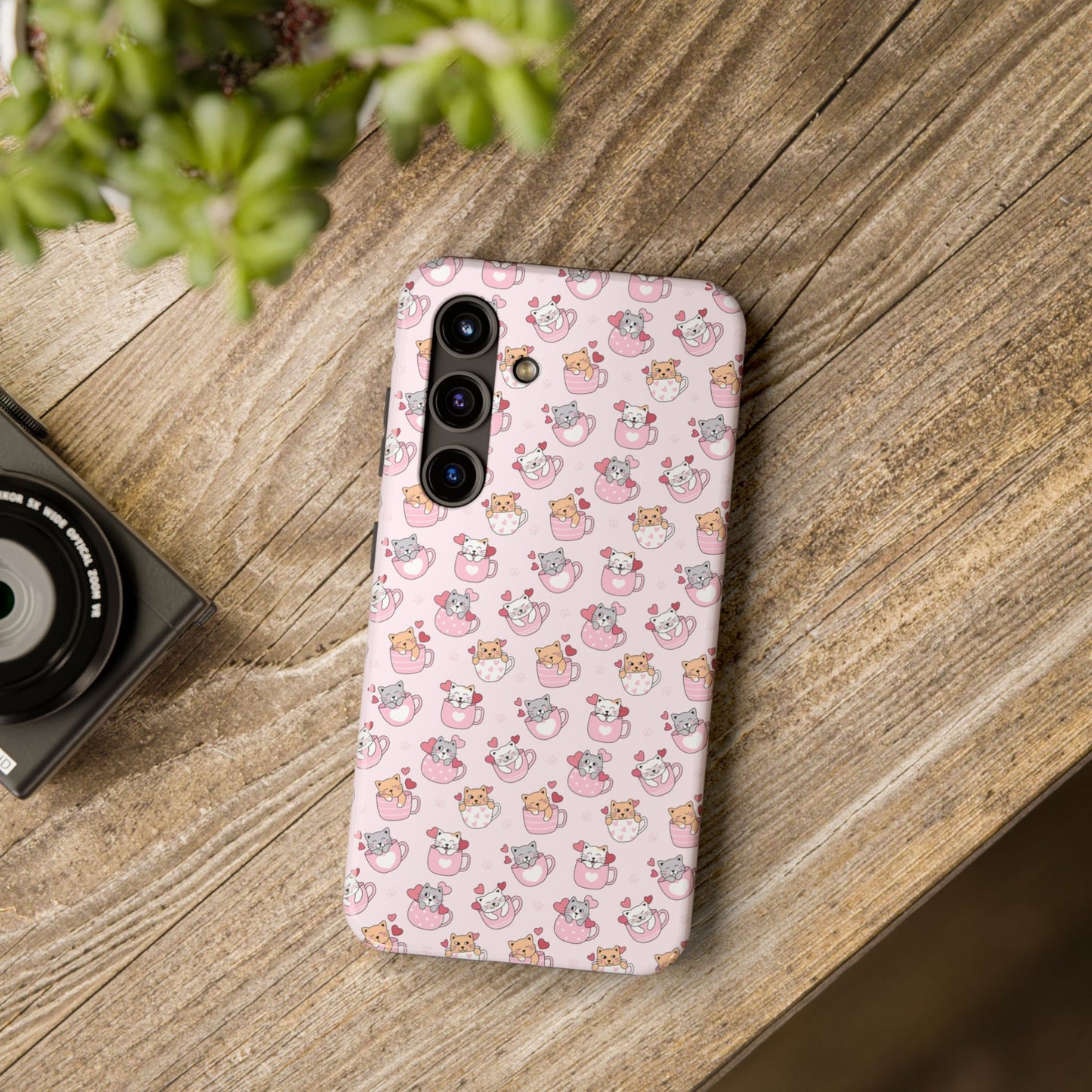 Purrfectly Pink Cat Phone Case