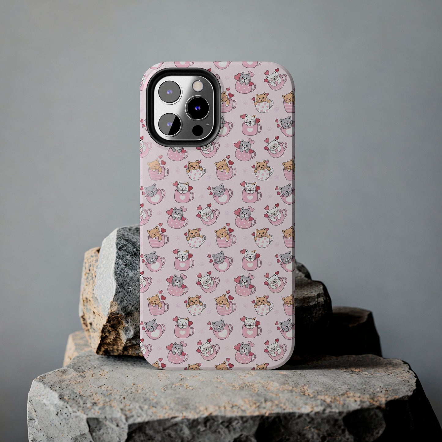 Purrfectly Pink Cat Phone Case