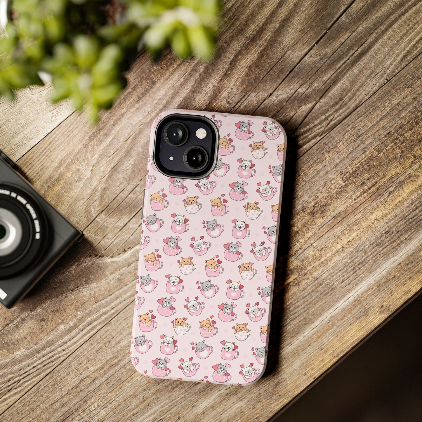 Purrfectly Pink Cat Phone Case