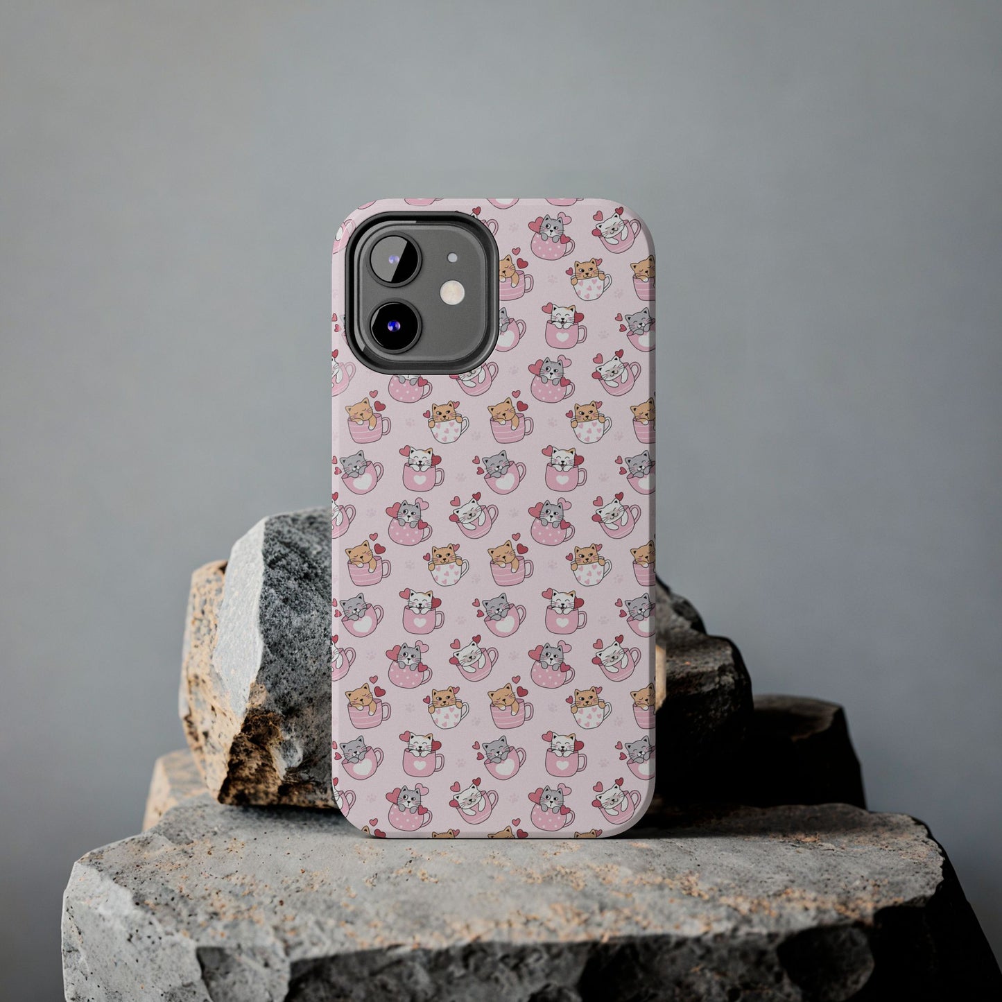 Purrfectly Pink Cat Phone Case