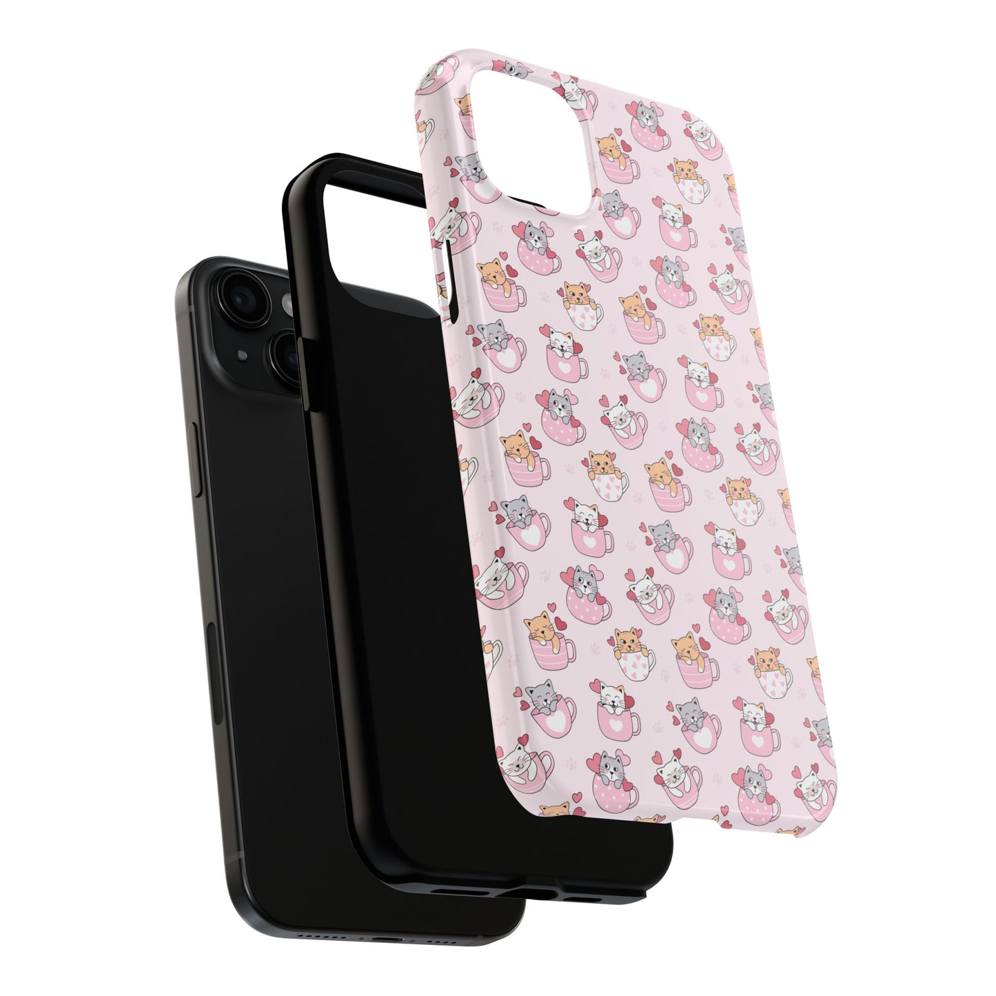 Purrfectly Pink Cat Phone Case