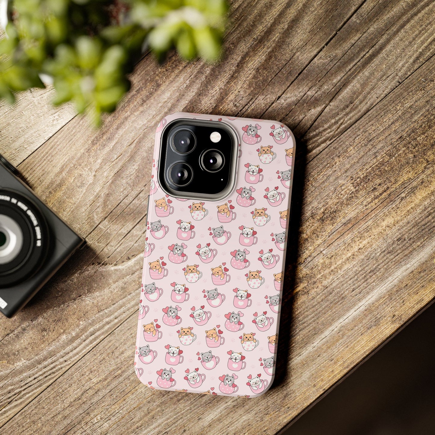 Purrfectly Pink Cat Phone Case