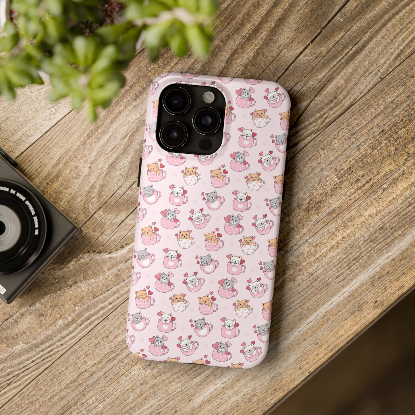 Purrfectly Pink Cat Phone Case