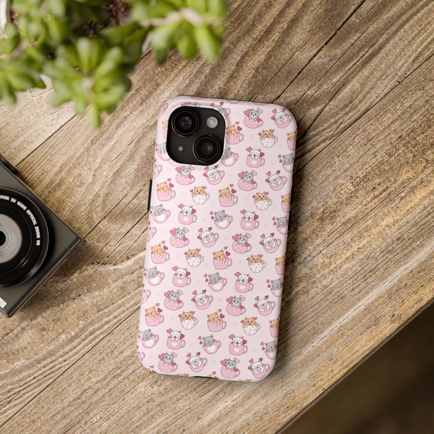 Purrfectly Pink Cat Phone Case