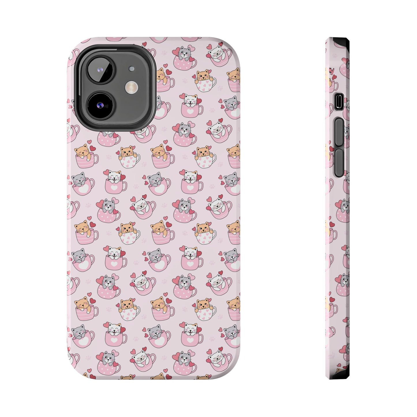 Purrfectly Pink Cat Phone Case