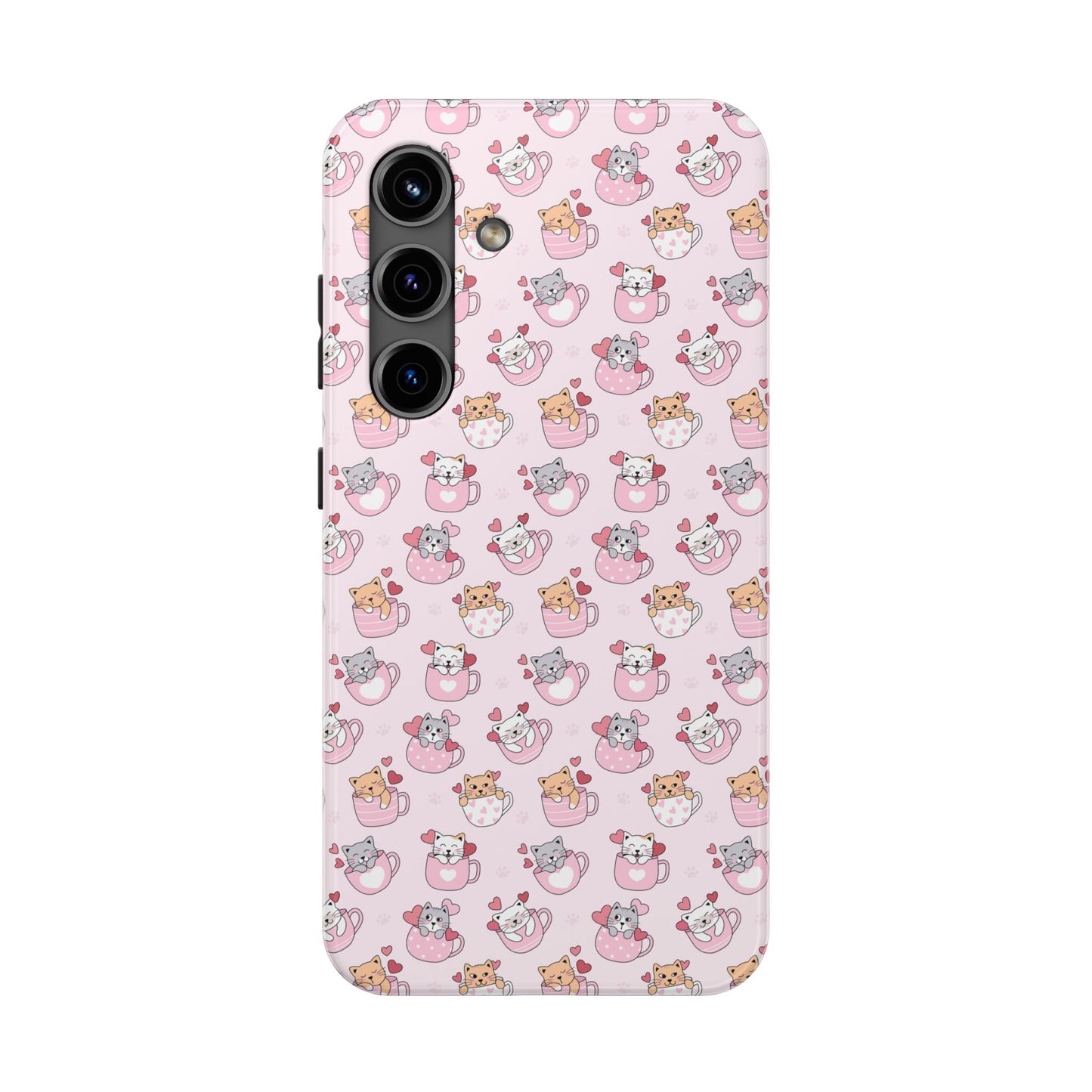 Purrfectly Pink Cat Phone Case
