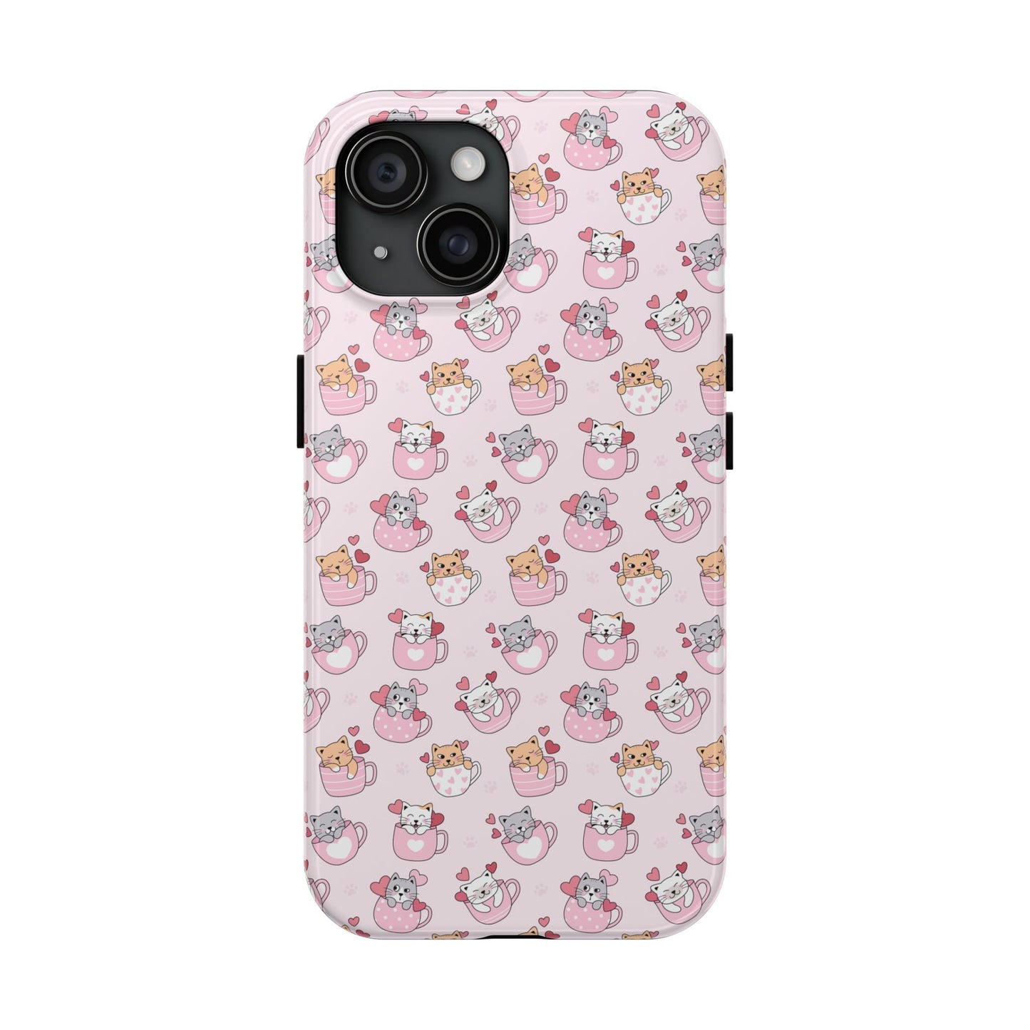 Purrfectly Pink Cat Phone Case