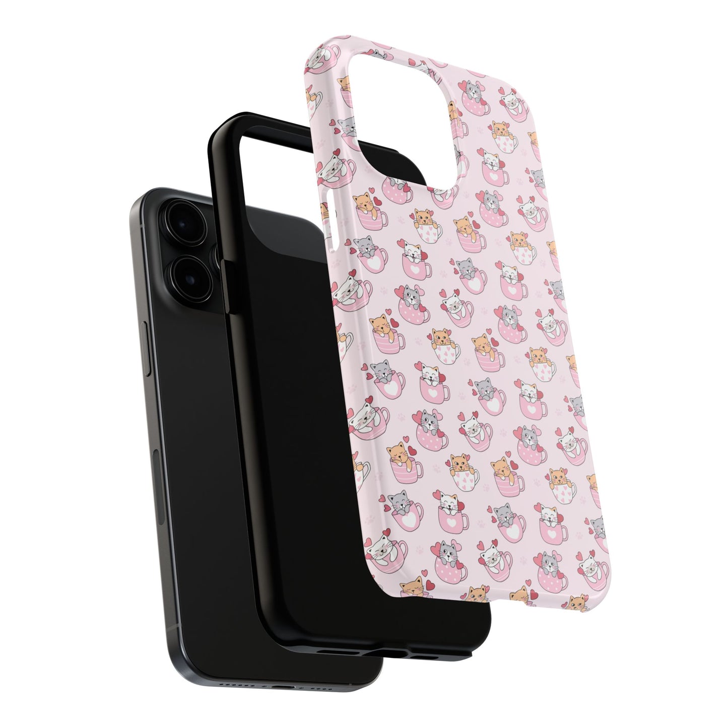 Purrfectly Pink Cat Phone Case