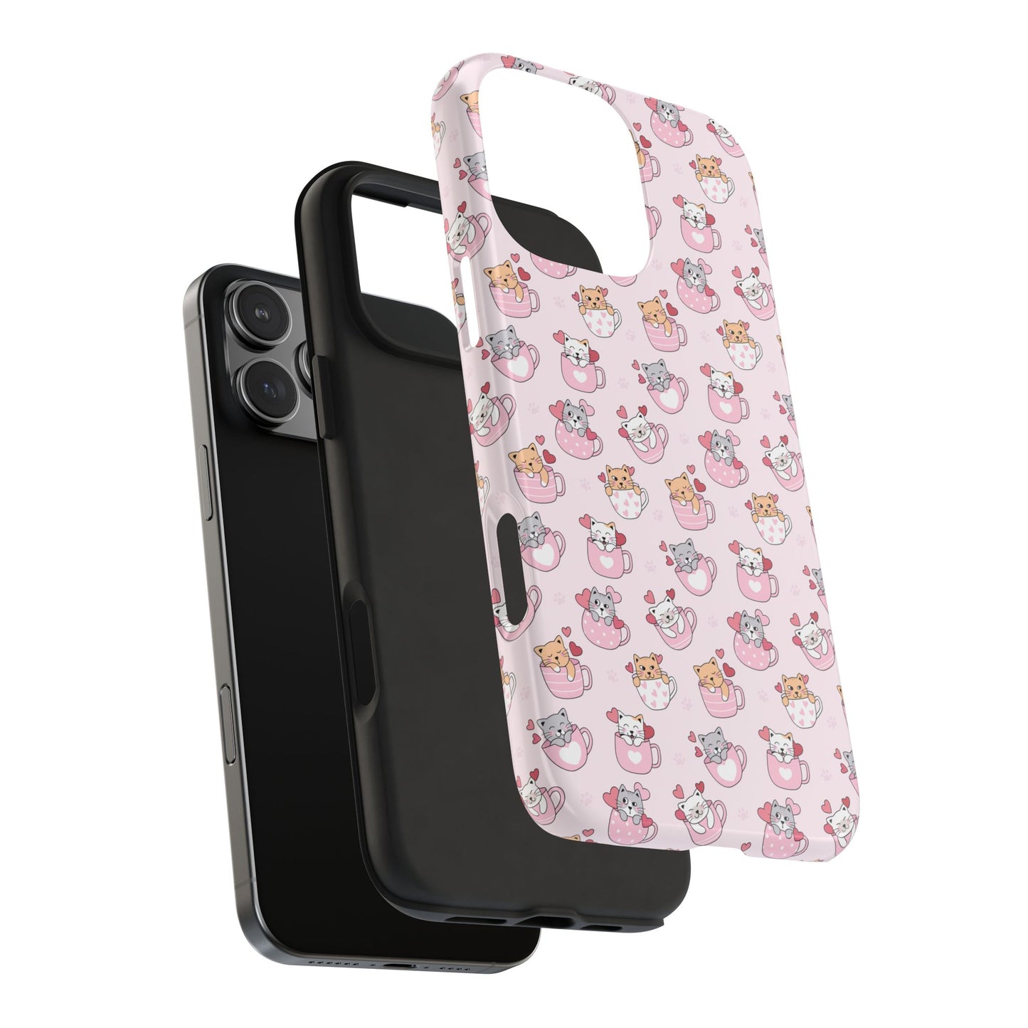 Purrfectly Pink Cat Phone Case