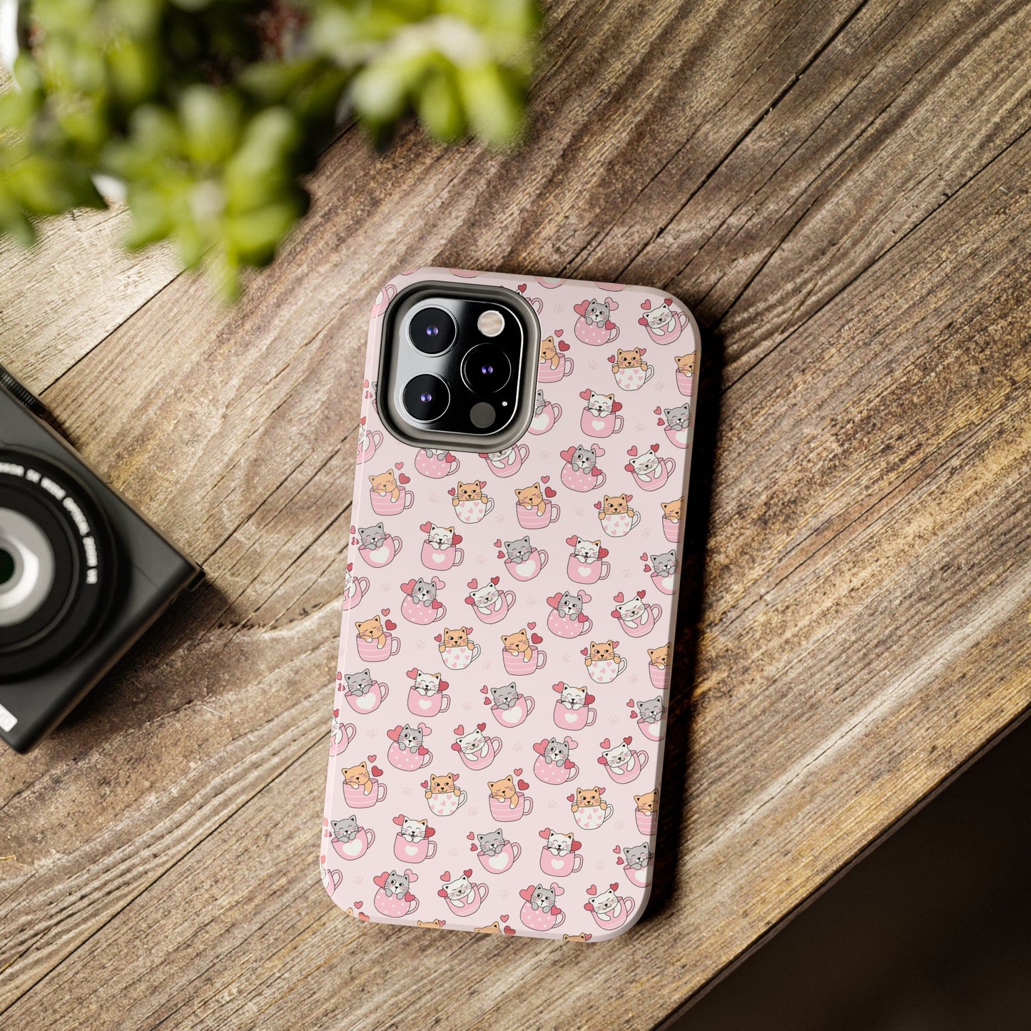 Purrfectly Pink Cat Phone Case