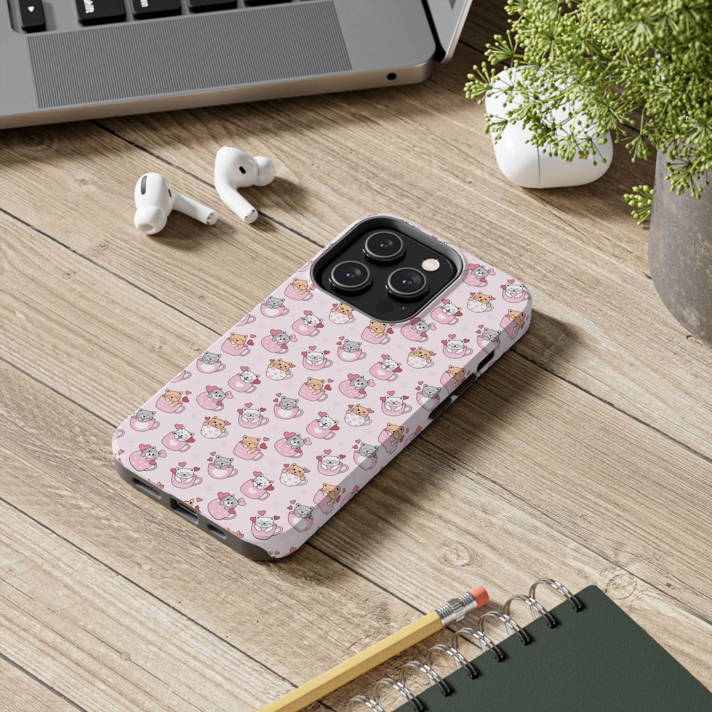 Purrfectly Pink Cat Phone Case