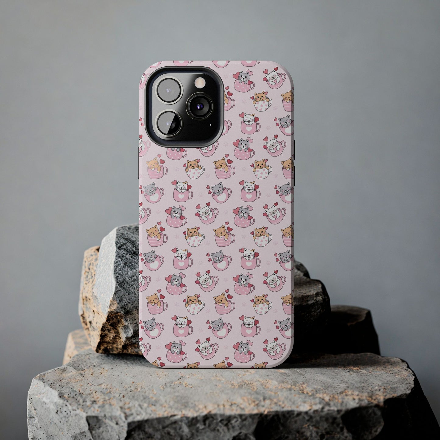 Purrfectly Pink Cat Phone Case
