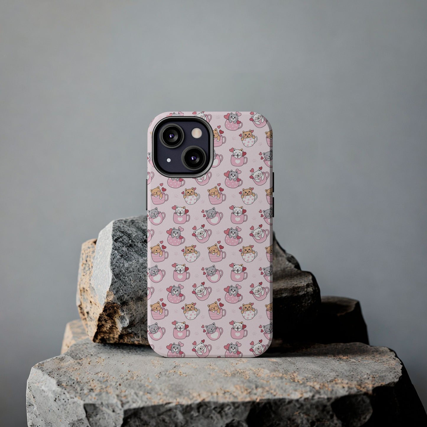 Purrfectly Pink Cat Phone Case