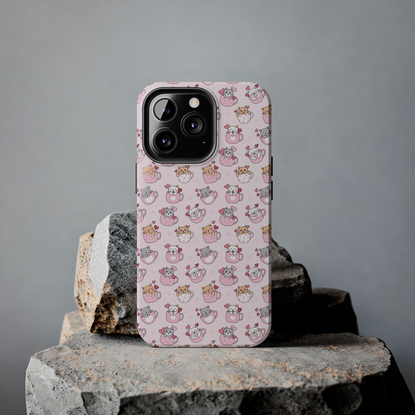 Purrfectly Pink Cat Phone Case