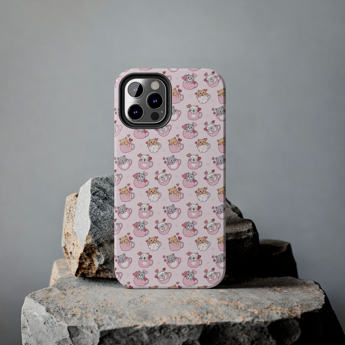 Purrfectly Pink Cat Phone Case