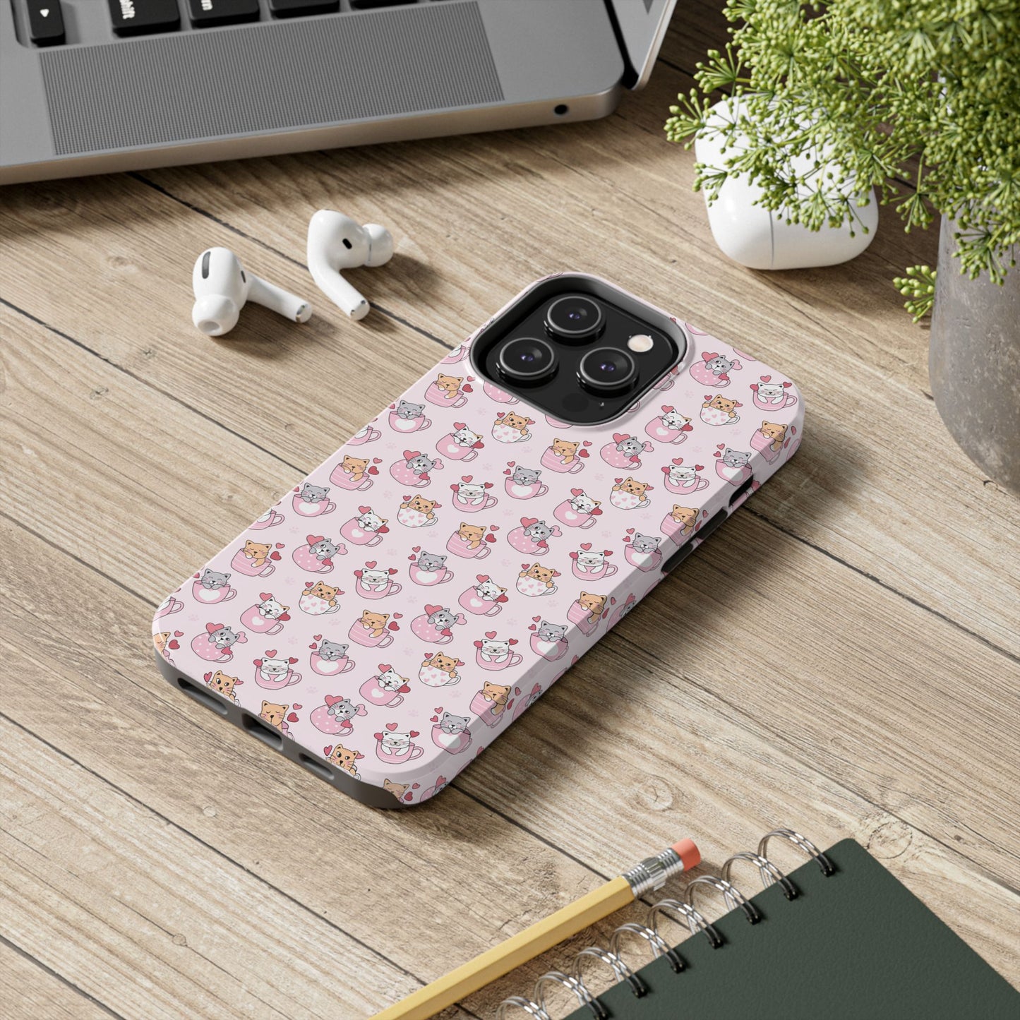 Purrfectly Pink Cat Phone Case