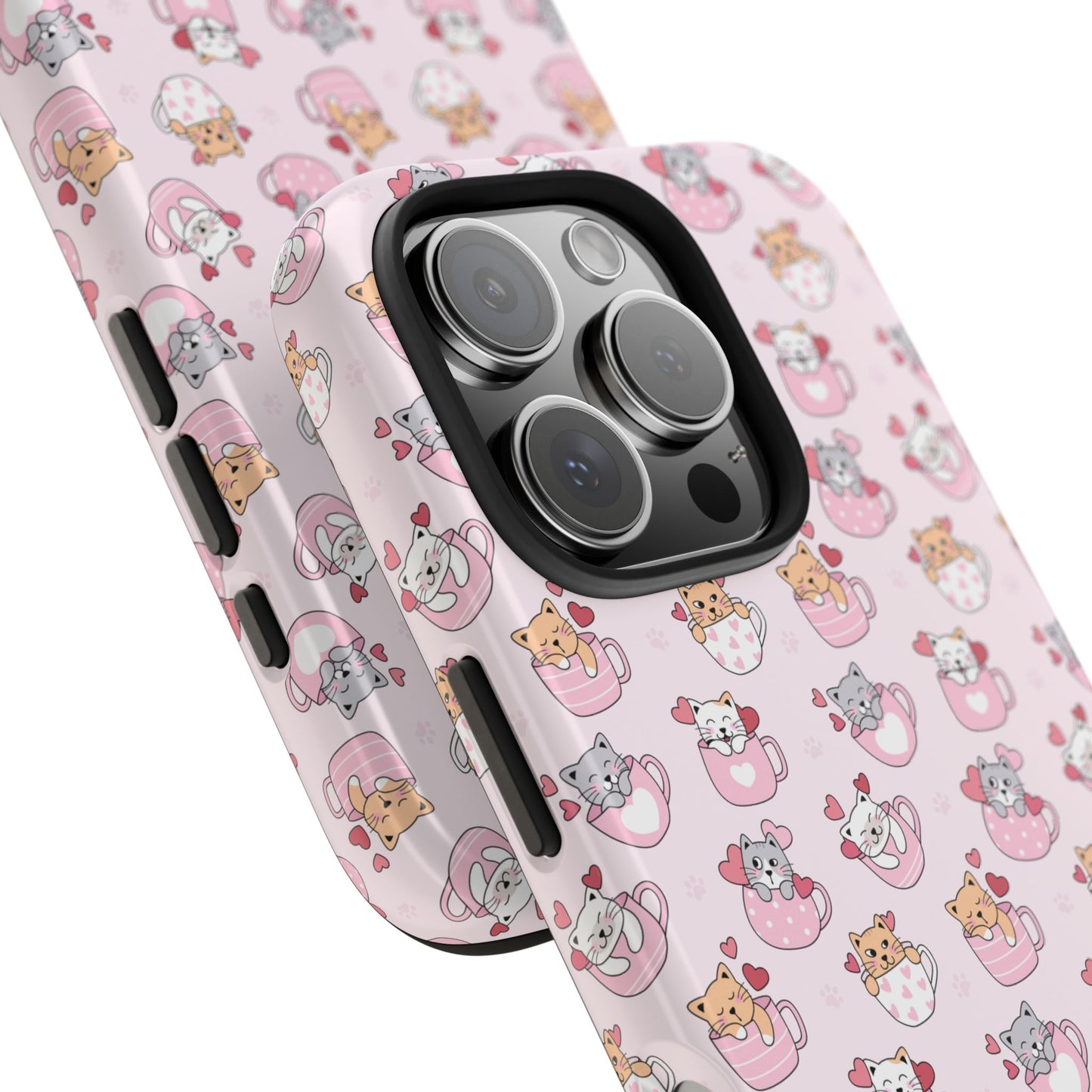 Purrfectly Pink Cat Phone Case